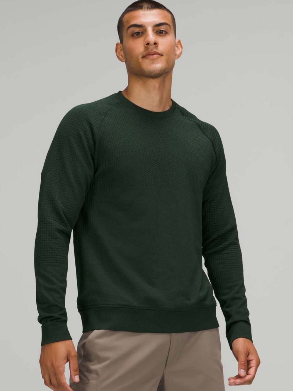 Mens Lululemon Engineered Warmth Long Sleeve Crew